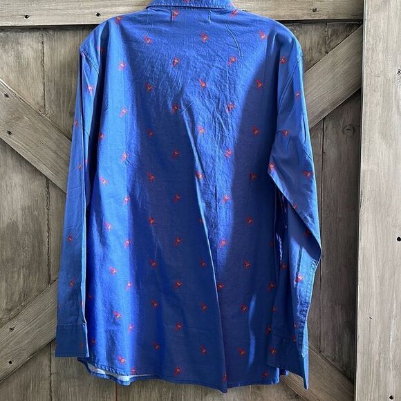 Old Navy Lobster Print Button Down NWT - Picture 3 of 10